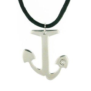 2 FOR $52! Men's Ancora Stainless Steel Pendant / Necklace